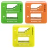 MeasuPro Demagnetizer and Magnetizer - 3 Pack - Green, Yellow,