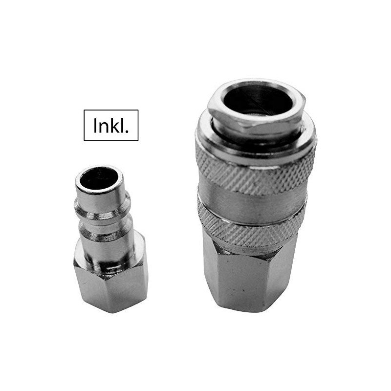 TOOLCRAFT Compressed Air Hose Reel 15 m 20 Bar Ceiling