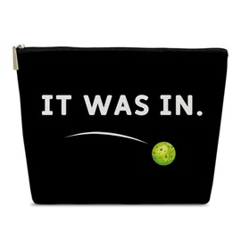 Ythuil Pickleball Gifts for Women Makeup Bag, Funny Cosmetic Bag for Purse, It Was In, Pickleball Accessories Women, Birthday Gifts for Pickle Ball Lover Female Sister Daughter