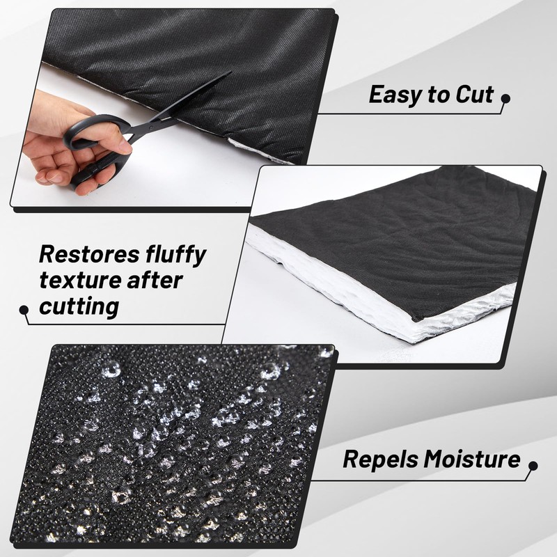 16in x 19.7ft Van Insulation, Soundproof Thermal Barrier for Camper