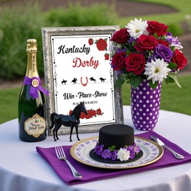 HABDJILTY Horse Racing Party Supplies Kentucky Derby Betting Cards for Guessing Game, Derby Day Place Your Bets Card for Horse Race Party Decorations Favors