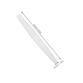 Zerodeko Universal Freezer Door Handles Nonslip Refrigerator Door Pull Replacement Plastic Fridge Handle Bar for Commercial and Home White