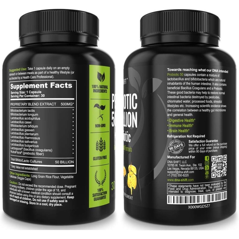 Probiotics for Women and Men - 11 strains - 50