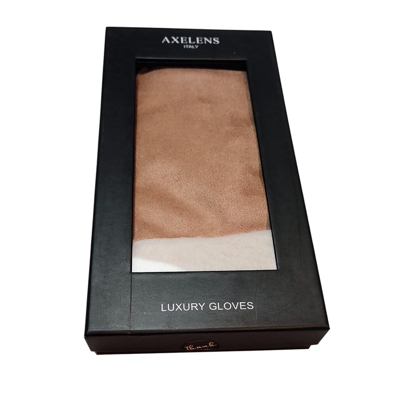 AXELENS Men's Winter Mittens, beige