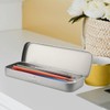 Lotsdonxia Metal Hinged Tin Box Multi Use Organiser for Pens,