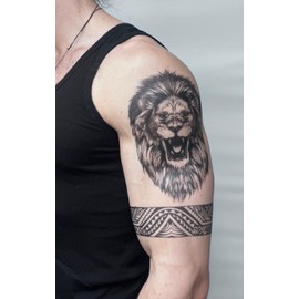 Lion Tattoo Tiger Tattoo Men Tattoo Animal Tattoos Fake Tattoos Festival Tattoos Tiger10