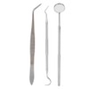 Oral Care Kit 3pcs/Set Stainless Steel Oral Care Kit Plaque