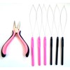 Hair Extension Pliers and Pulling Loop Tool Full Set Tools