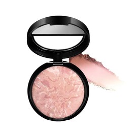 Baked Powder Blusher, Baked Foundation Makeup Colour Foundation Make-up, Frosted Blush, Light Powder Blusher, Matte Natural Skin Colour (#6, 15 g)