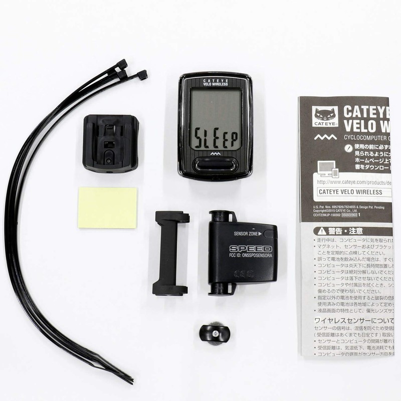 CAT EYE VELO WIRELESS Cycle Computer Black CC-VT230W Speedometer Bicycle