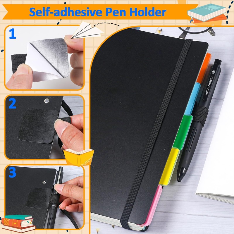 ihaspoko A5 Spiral Notebook with Coloured Dividers PVC Cover Ideal