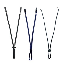 TRAX SHOP Chin Strap for Hats, Trial Set of 3 Chin Strap, Hat Clip, Aftermarket Chin Strap, Aftermarket Chin Strap, Prevents Blowing Out in the Wind, Prevents Bicycles, Center clip-on navy