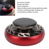 Car Air Freshener Solar Energy Rotating Aromatherapy Diffuser Interior DecorationRed