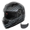 VCAN VX Lightweight Full Face Motorcycle Street Bike Helmet with