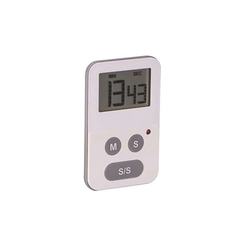 Avanti 12945 Digital Kitchen Timer with Flashing Light, White