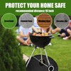 JasCherry Fire Bowl Mat, Fire Pit Mat, 3 Layers, Large,
