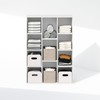 Furinno Reed 11-Cube Open Shelf Clothing & Closet Storage Organization,
