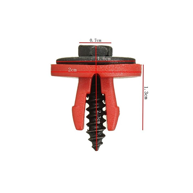 C-FUNN 20 x Motor Under Ceiling Cover Clips Screws Floor