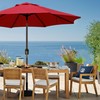 Blissun 9' Outdoor Patio Umbrella, Outdoor Table Umbrella, Yard Umbrella,