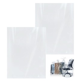 2 Pcs Large Clear Plastic Bags - Heavy Duty 100x152 cm Extra Large Storage Bags, Reusable and Dustproof Suitcase Storage Bag for Luggage, Furniture, Clothes, Quilts, and More