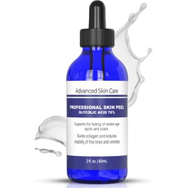 Peeling facial con ácido glicólico de GRADO PROFESIONAL: este peeling con alfahidroxiácido (AHA) estimula la producción de colágeno, peeling facial de grado profesional.