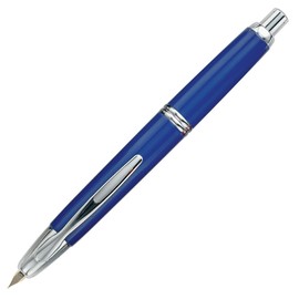 PILOT Vanishing Point Collection Refillable & Retractable Fountain Pen, Blue Barrel with Rhodium Accents, Blue Ink, Fine Nib (60143)