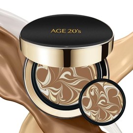 AGE 20s- AGE20S Signature Essence Pact SPF 50  Base de maquillaje en crema, acabado radiante, cobertura natural  Crema coreana                        
