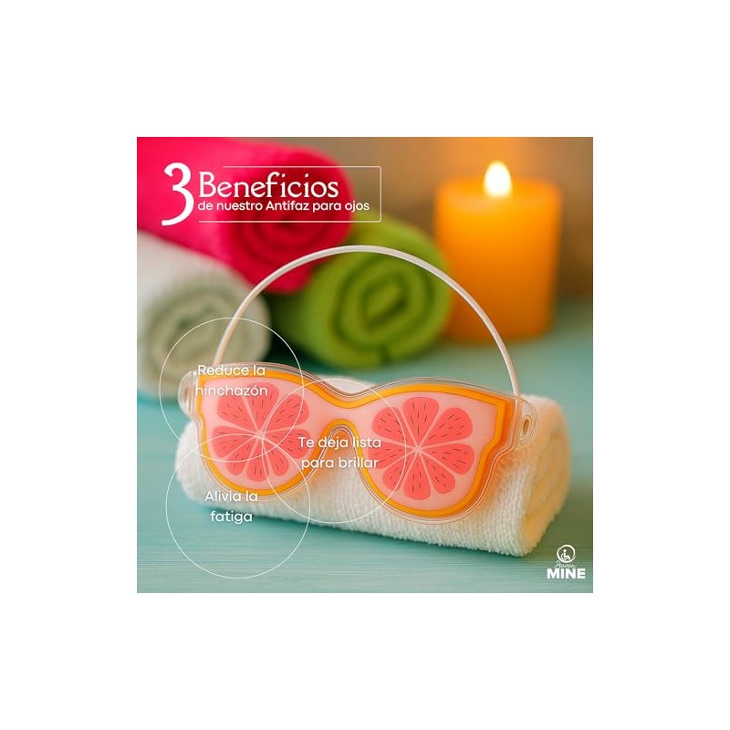 SEVEN MINE Terapia Frío-Calor Antifaz para Ojos | Almohadilla Mascarilla
