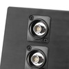 XMSJSIY D-Type Double BNC Male Chassis Panel Mount Adapter Gold-Plated