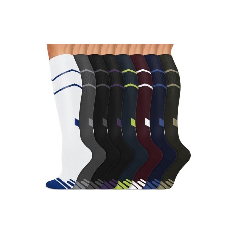Copper Compression Socks 15-20 mmHg for Men & Women 8