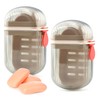 2Pcs Travel Soap Case, with Lid Leakproof Soap Container Portable