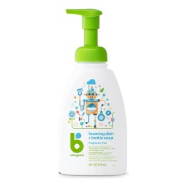 Babyganics Jabón Espumoso Platos Y Biberones Sin Olor 2 Pzs