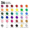 Kit de Pintura Acrílica, 36 Colores Pintura Oleo con 10