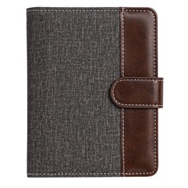 esseroo passport holder, passport cover, vaccine card holder, waterproof leather travel wallet with rfid blocking for men/women