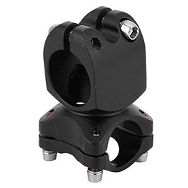 Bicycle Stem, Short Bicycle Handlebar Stem, Corrosion Resistance, Fixed Stem Riser for 25.4 mm Diameter Handlebars, Road Bike, MTB, BMX (Black)