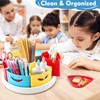 MeCids Rotating Desk Organizer Pencil Holder Art Supply Organizer Storage
