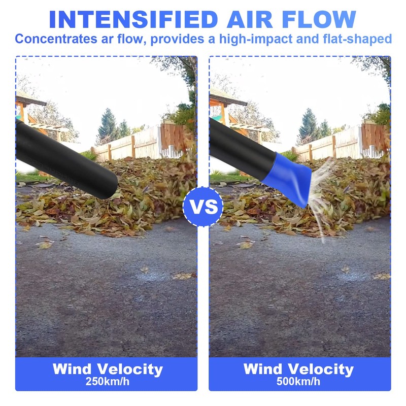 For Kobalt Leaf Blower 24V, Leaf Blower Flat Nozzle Compatible