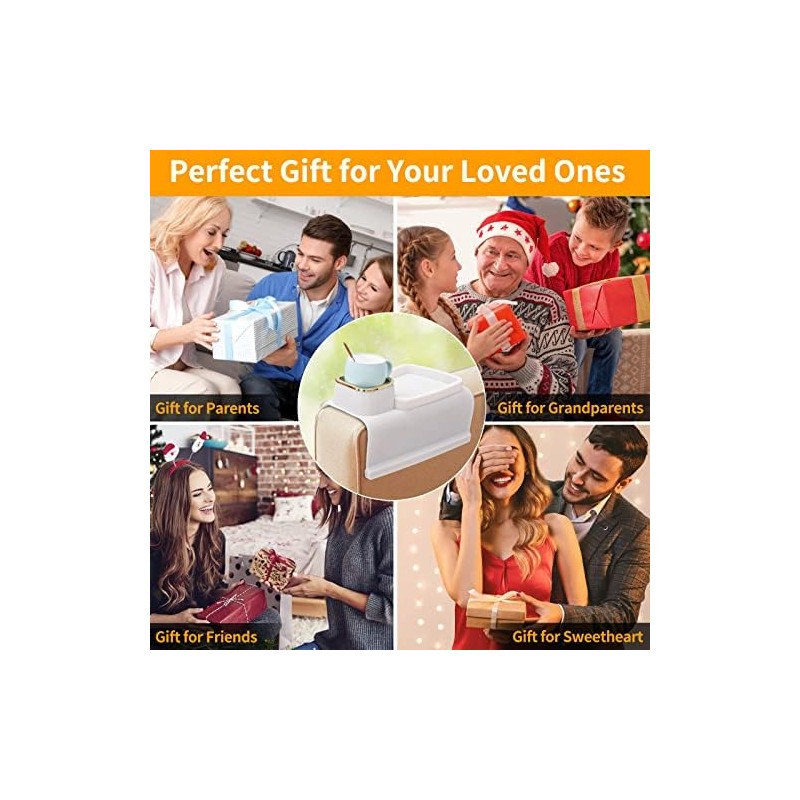 Couch Cup Holder, Silicone Anti-Spill and Anti-Slip Cup Holder for