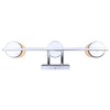 Canarm IVL429A03CH Milo 3-Light Bath Vanity, Chrome