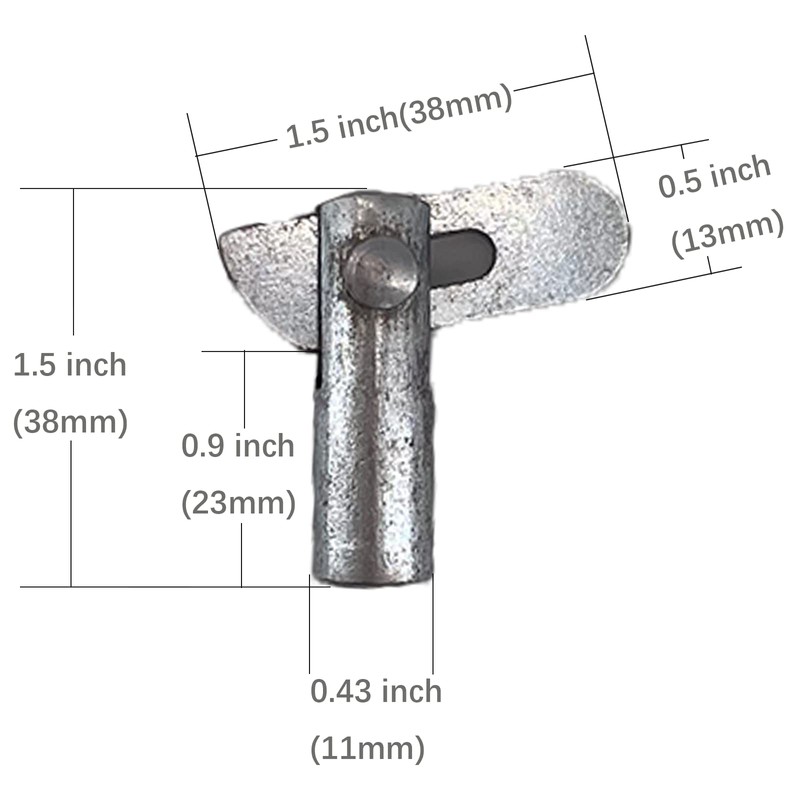 Fudatong Detachable Scaffolding and Guardrail System Locking Pin, Locking Hinge