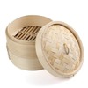 8 inch Bamboo Steamer (Set - 2 racks and 1 lid)