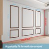Art3d Pre-Cut Wall Molding Set of 6 pcs, Ready-to-Assemble Wainscoting