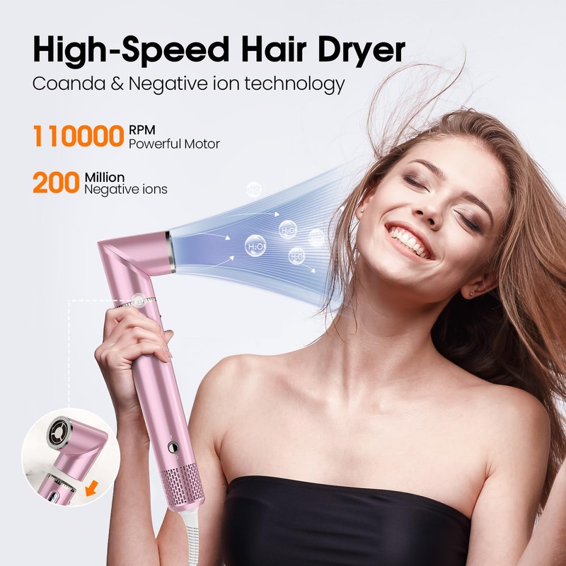 Remington Hot Air Brush, Ionic Technology, 110,000 RPM Motor, Ceramic