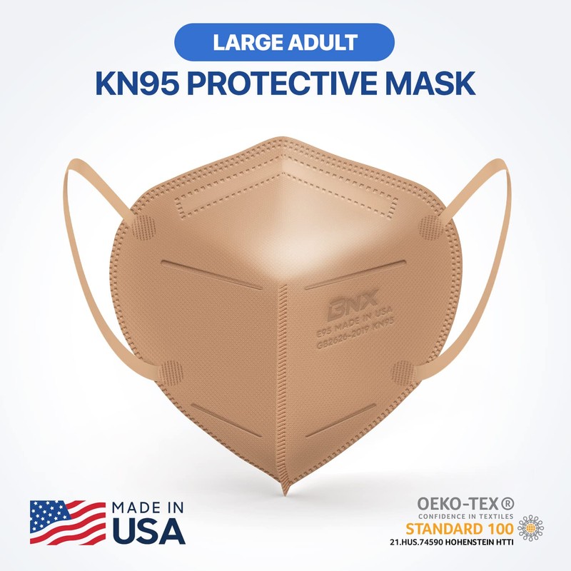 AccuMed BNX 20-Pack KN95 Face Mask, Disposable Particulate KN95 Mask