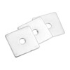 uxcell 3pcs M8x40x3mm Square Plate Bearing Washers 304 Stainless Steel