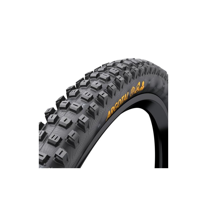 Continental Argotal - Neumático para Bicicleta descendente, sin cámara, Plegable,