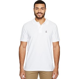 Psycho Bunny Men's The Classic Pique Polo Shirt, White