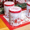 Darthome Set Of 3 Christmas Gonk Tea Coffee Sugar Canisters