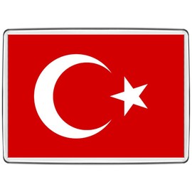 Pixly® Turkey Flag Fridge Magnet Large Jumbo Size Turkish Turkiye Keepsake Country Souvenir Novelty Refrigerator Magnets Gift