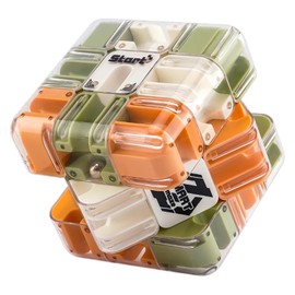 YaloloSay Roller Ball Maze, Magic Cube Play Magic Cube Toy, Educational Toy, Brain Training, Promotes Logical Thinking and Spatial Awareness, Magic Maze Ball, 3D 3D Maze